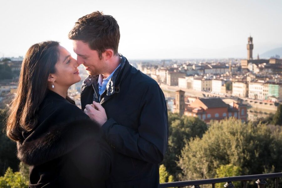 Montalcino personal photo service for couples and families - Why Angelo’s wedding background matters