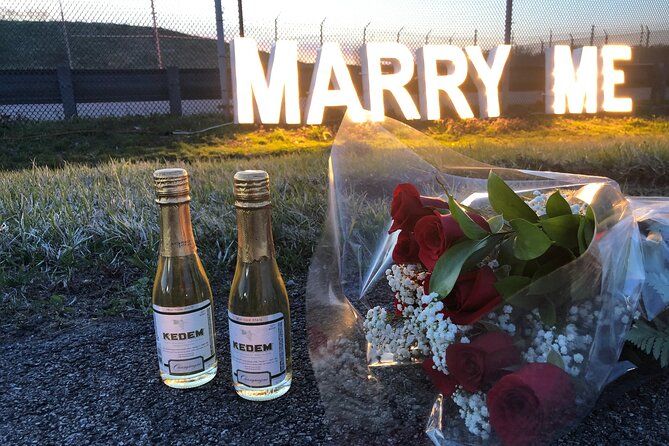 NYC Helicopter Proposal Tour with Photos and Champagne - Check-In at Wings Air Helicopters