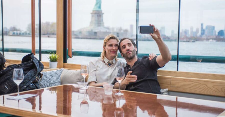 NYC: Romantic Valentine's Day Champagne Cruise - Inside the Heated Grand Salon