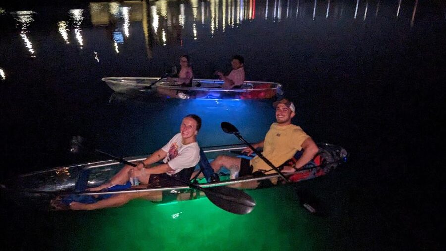 Orlando: Date Night LED Night Glow Tour with Sparkling Wine - Choosing between a clear kayak and paddleboard