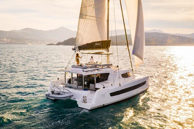 Panormo: Luxury Sunset Catamaran Cruise Sushi & Open Bar - Swimming, snorkeling, and the famous pink flamingo