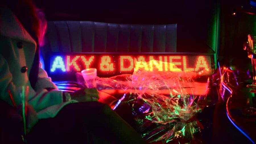 Paris: Romantic Limousine Tour - The Eiffel Tower sparkle and the custom LED message