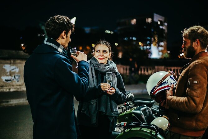 Paris Romantic & Private Tour By Night on a Sidecar Ural - The ride through Paris traffic