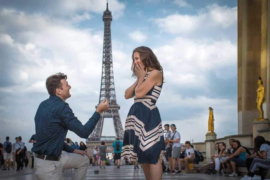 Parisian Proposal Perfection. Photography/Reels & Planning - What the 30-minute photo stop includes