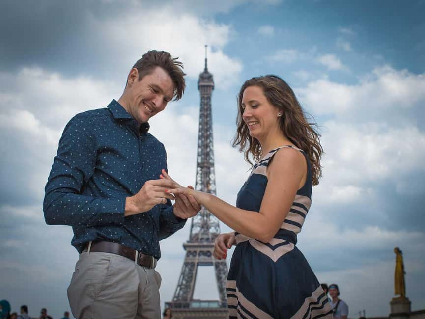 Parisian Proposal Perfection. Photography/Reels & Planning - Working with Liya during the shoot