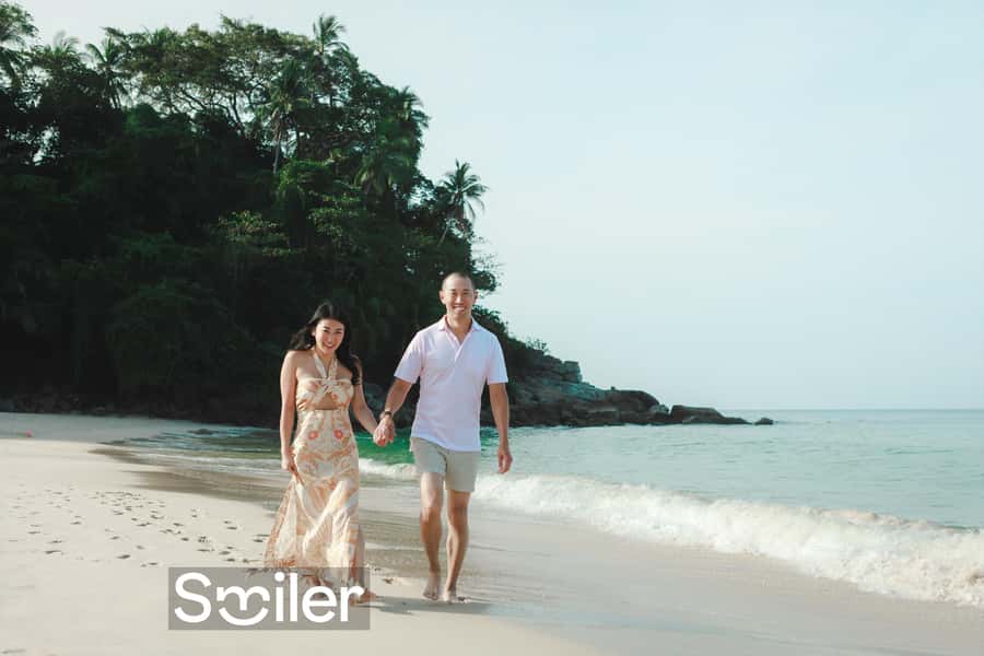 Phuket: couple photoshoot at Surin Beach - What The Surin Beach Session Is Really Like
