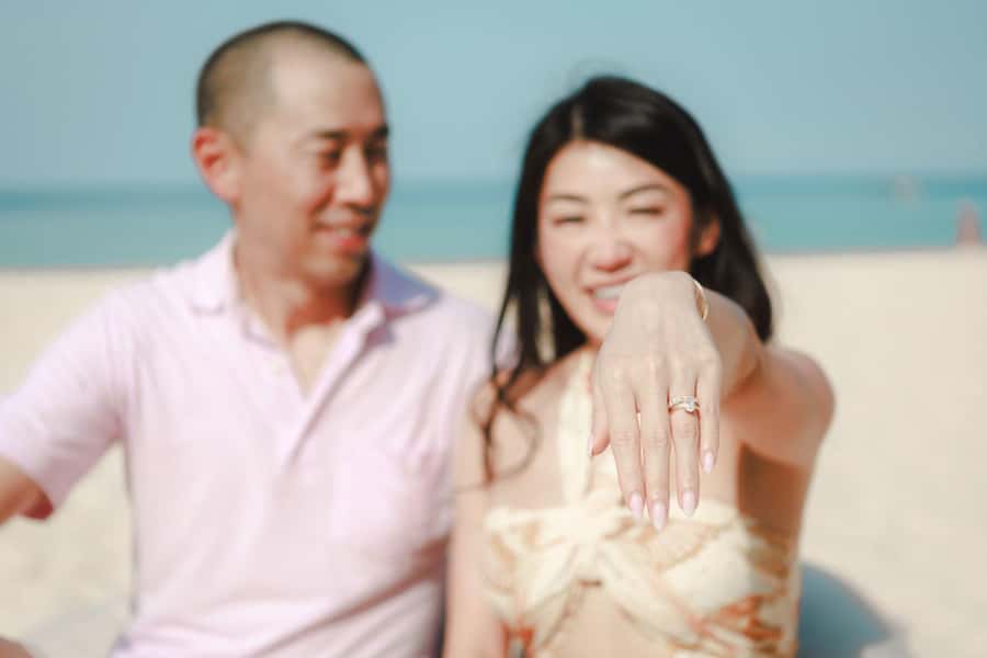 Phuket: couple photoshoot at Surin Beach - Digital Photos Within 48 Hours