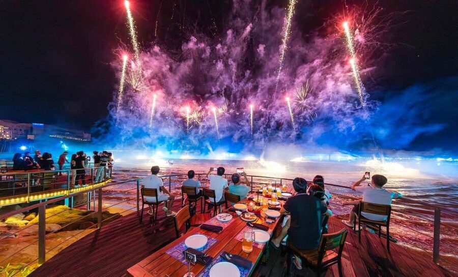 PhuQuoc Romantic Dinner with Symphony & Kiss of the Sea Show - Arriving at Sun Bavaria GastroPub around 19:00