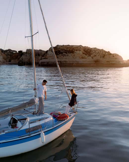 Portimão: Sunset Private Sailing Tour for Couples - Boarding in Ferragudo by taxi ferry