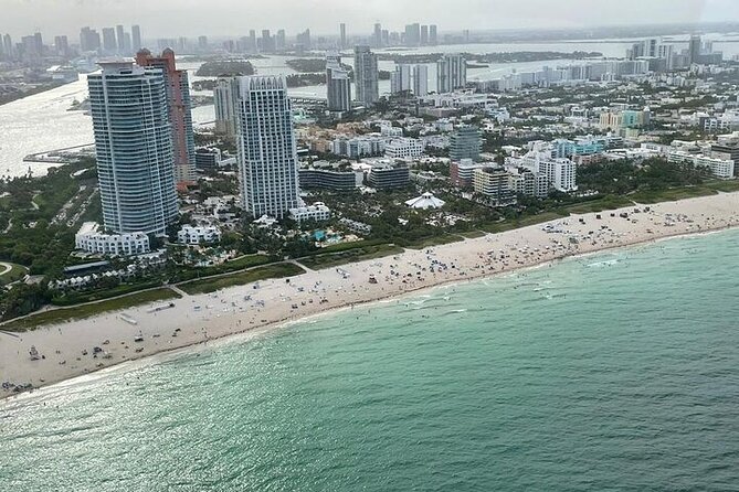 Private 60 Minute Romantic Air Tour with Champagne in Miami - Fisher Island, South Point Park, and the Miami Beach shoreline
