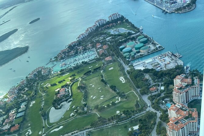 Private 60 Minute Romantic Excursion Air Tour with Champagne - Miami Beach and Ocean Drive from above