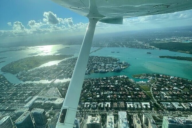 Private 60 Minute Romantic Excursion Air Tour with Champagne - Surfside, Bal Harbour, and Sunny Isles