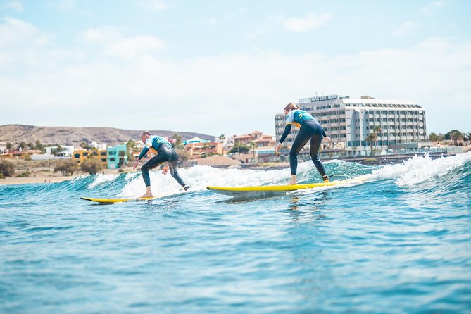 Private couple Surf Lesson - Fañabé Beach as Your Starting Point