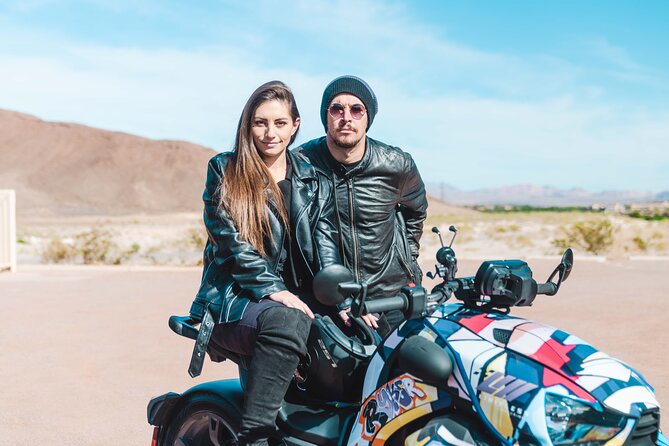 Private Guided Red Rock Canyon Tour for Couples on a CanAm Trike - Calico Hills gives you the first red rock payoff