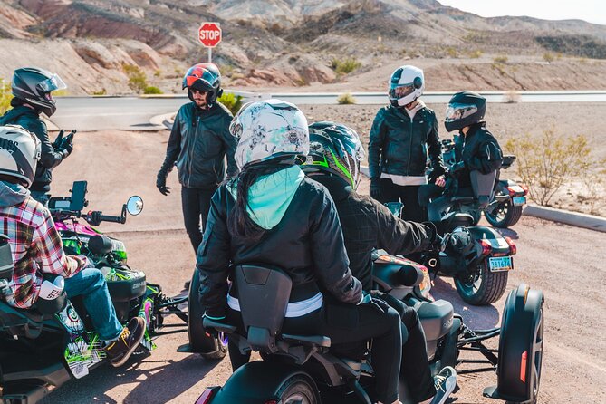 Private Guided Red Rock Canyon Tour for Couples on a CanAm Trike - Red Rock Canyon Overlook puts the geology front and center