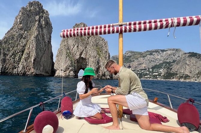 Private Island of Capri Boat Tour for Couples - The eastern arch and the cave you only pass