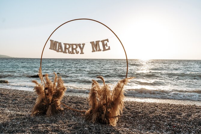 Private Marriage Proposals - The Sunset Beach Setting