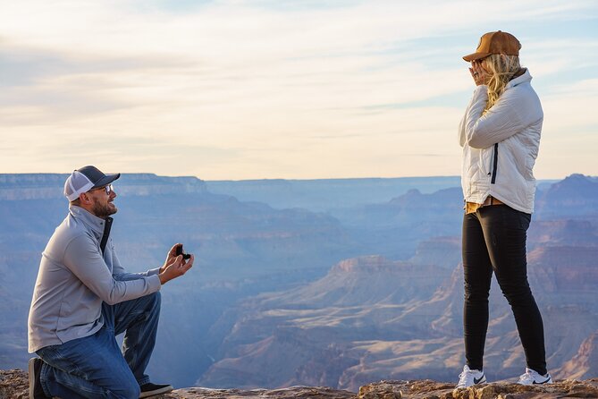 Private Proposal Professional Photo Shoot - Grand Canyon - Choosing between two, three, and four hours