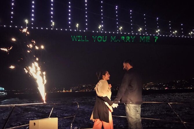 Private Proposal Tour in Bosphorus - Crossing beneath the Bosphorus Bridge