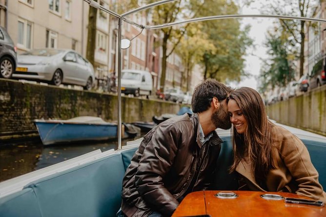 Private Romantic Canal Cruise Amsterdam with Bubbly and Snacks - Monet’s Bridge of Love and the old harbor