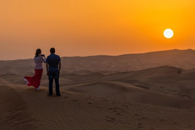 Private Romantic Dinner in Desert Abu Dhabi with Hot BBQ Dinner - From Abu Dhabi hotel to Al Khatim Desert