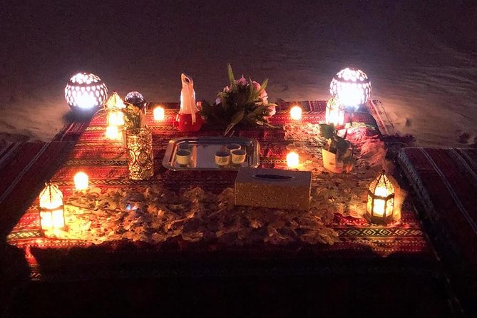 Private Romantic Dinner in Desert Abu Dhabi with Hot BBQ Dinner - Live entertainment and the camp atmosphere