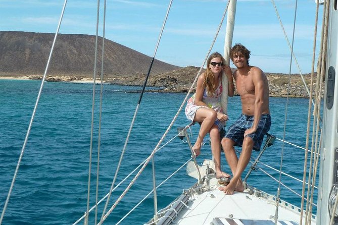 Private Sunset Sailing Charter for Couples from Corralejo - Playa de la Concha and the water stop