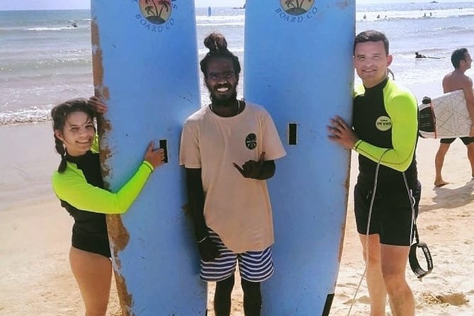 PRIVATE Surf lesson for Beginners Couple - Weligama Beach and the first water practice
