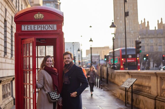 Professional Private Couple Photoshoot - Stop 1: Big Ben and Westminster character