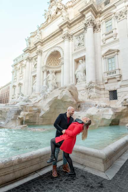 Proposal- Engagement- Pre-Wedding- Wedding Shooting in ITALY - Walking to the Spanish Steps