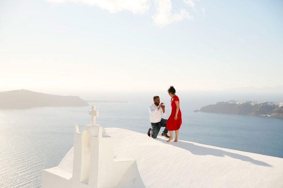Proposal Photographer in Santorini - How The Planning Works Before You Reach Santorini
