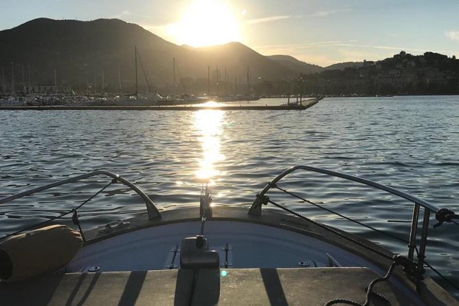 Romance in Cinque Terre: a boat trip at sunset, aperitif onboard - Monterosso: the western starting point