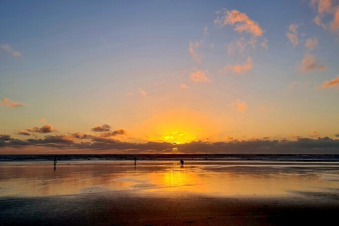 Romantic Auckland Sunset tour with Winery & Thermal pool - Muriwai Beach at sunset