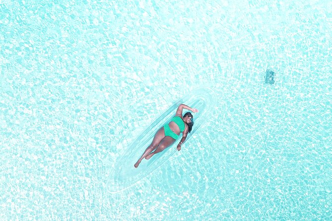 Romantic Clear Kayak Drone Photoshoot for Couples Turks & Caicos - A 25 to 30 minute session with guided poses