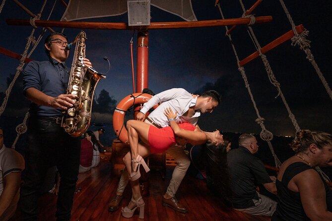 Romantic Dinner in the Spanish Galeon with Sax in Cancun. Lobster & Beef menu. - What the $95 price really covers