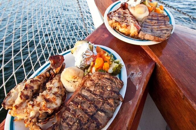 Romantic Dinner in the Spanish Galeon with Sax in Cancun. Lobster & Beef menu. - At Marina Aquatours, the evening begins