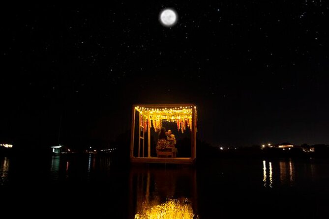 Romantic Floating Picnic Experience - Arriving at the floating picnic setup