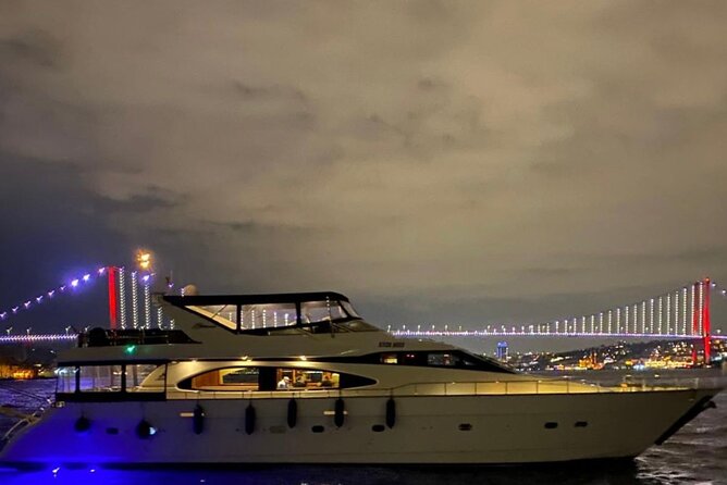 Romantic Night Cruise Live Violinist - Fatih Sultan Mehmet Bridge and the narrow upper Bosphorus