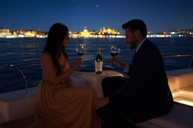 Romantic Night Cruise Live Violinist - Starting at Ömer Avni near the water