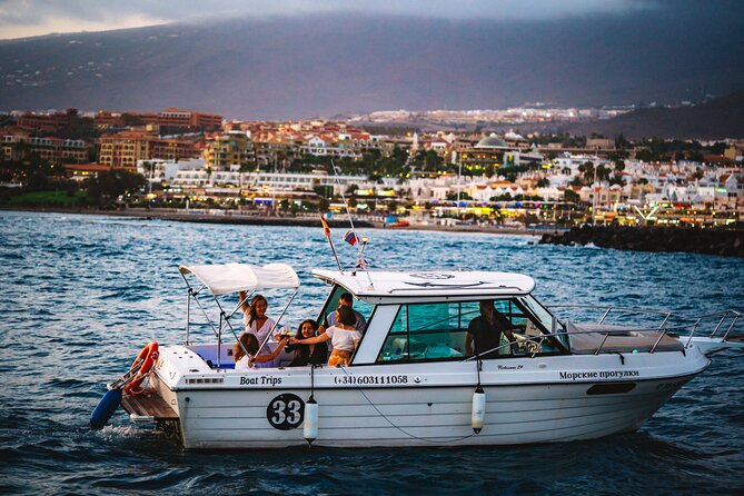 Romantic night ocean boat trip for 2 - Watching Tenerife turn into lights