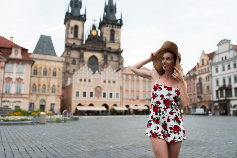 Romantic Photoshoot Experience for Couples in Prague - The Old Town: cobblestones and Gothic detail