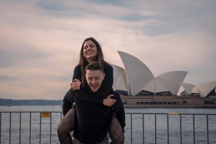 Romantic photoshoot for couples in Sydney - Why The Rocks works for romantic photos