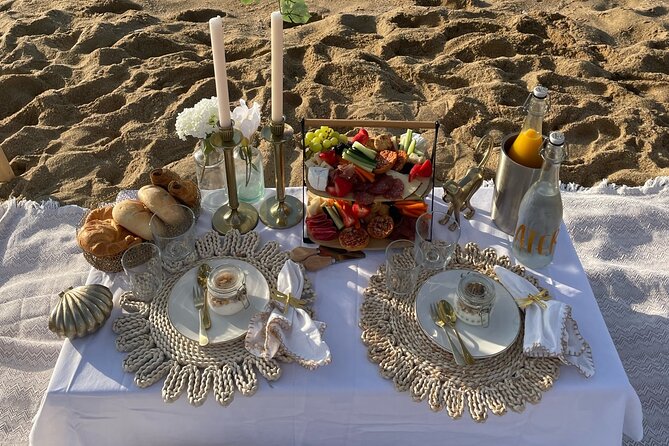 Romantic Picnic - The Picnic Setup: Table, Cushions, and Decoration