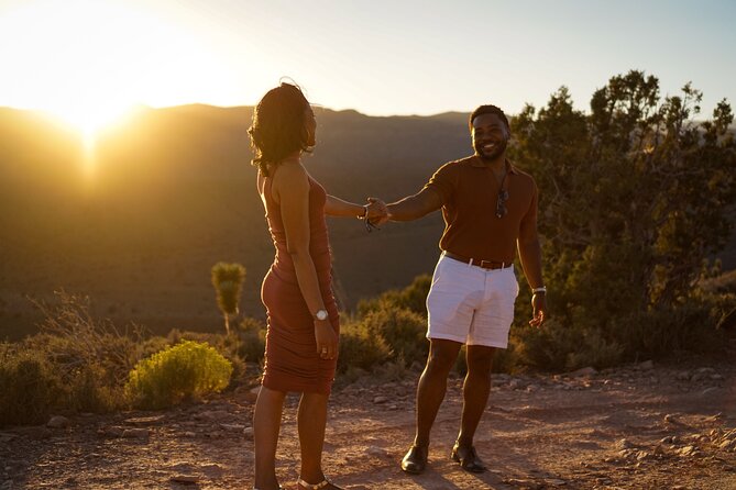 Romantic Picnic Date Night in the Las Vegas Mountains - Sunset, city lights, and a different Las Vegas view
