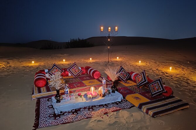 Romantic Private Candle Light Dinner At Thar Desert Jaisalmer - Key points at a glance