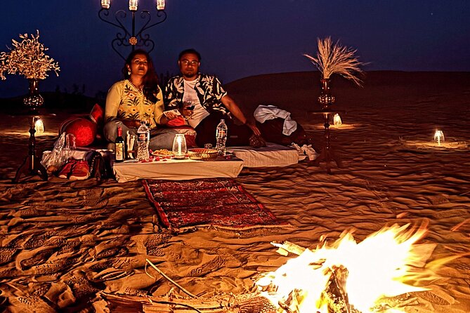 Romantic Private Candle Light Dinner At Thar Desert Jaisalmer - Reaching the private candlelit setup