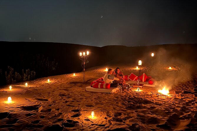 Romantic Private Candle Light Dinner At Thar Desert Jaisalmer - What the evening feels like after sunset