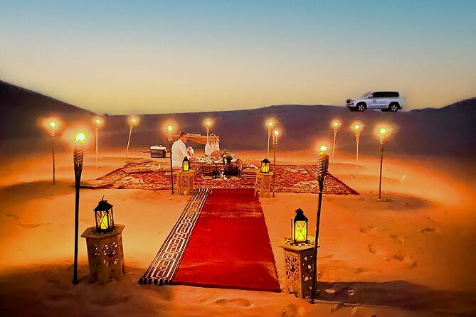Romantic Private Dune Dinner Abu Dhabi - What dune bashing feels like in a 4x4
