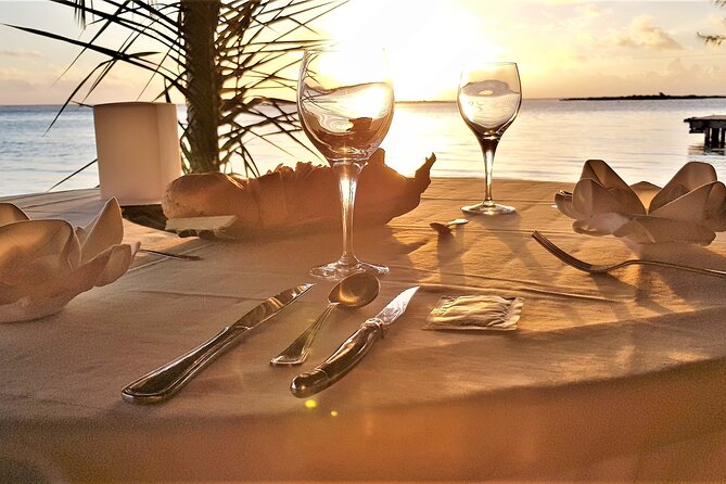 Romantic Private Sunset and Motu Dinner for Two - Snorkeling equipment is included, but timing is unclear