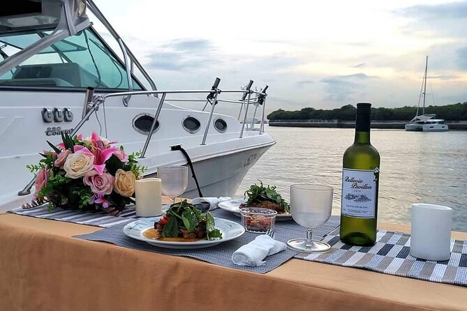 Romantic Private Sunset Dinner Cruise with a 3-course meal - Lazarus Island and the Dinner Setting